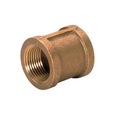 ANDERSON METALS Coupling Brass 3/4Fpt 738103-12